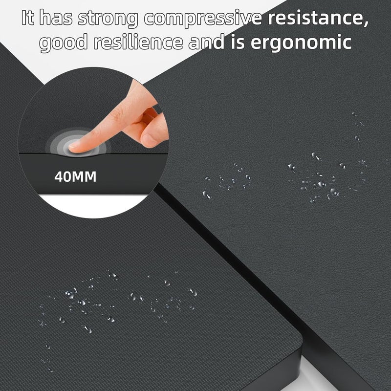 WUWAN Yoga kneeling mat, 1.5inch Thick,Knee Push-ups, Plank Support & Yoga Elbows/Knees Mat Provides Cushion for Kneeling & Elbows - Image 3